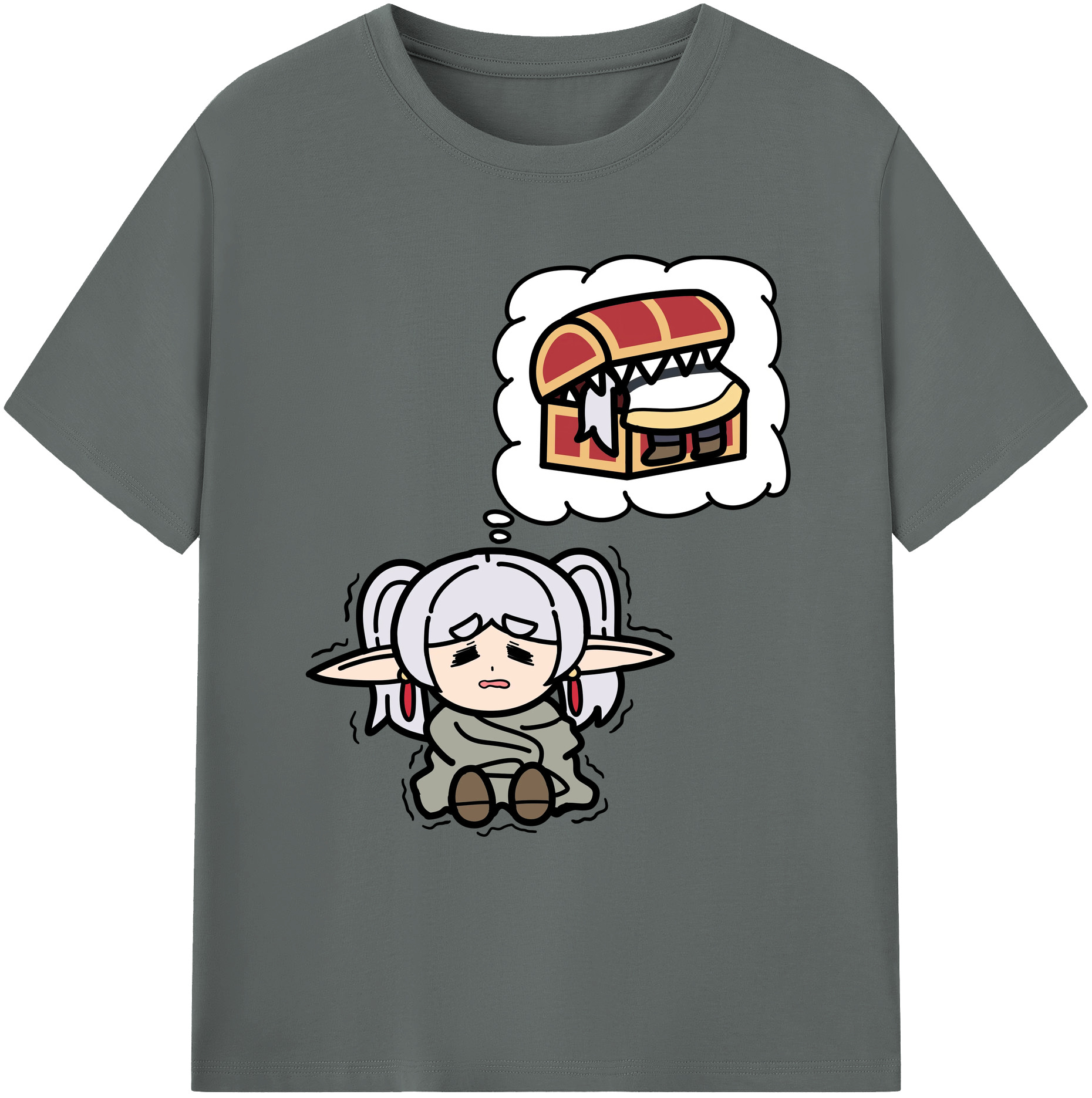 （画像用） 葬送のフリーレン Frieren 綿100％ メンズ半袖Tシャツ｜肌触りやわらか＆通気性
